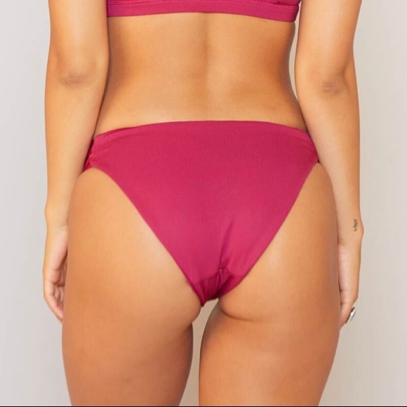 Hurley Max Solid Moderate Bikini Bottom - Picture 3 of 15